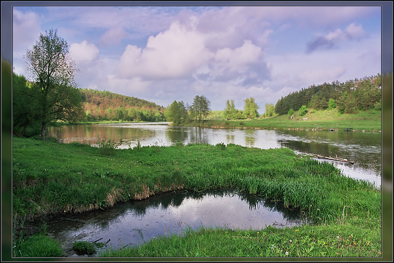 Плыли облака