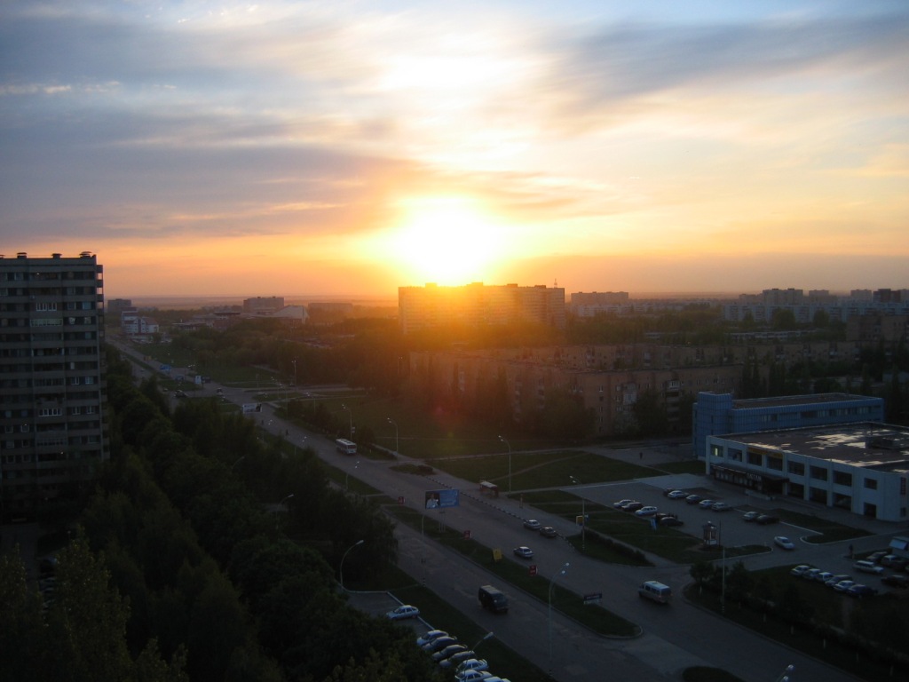 Закат в Тольятти