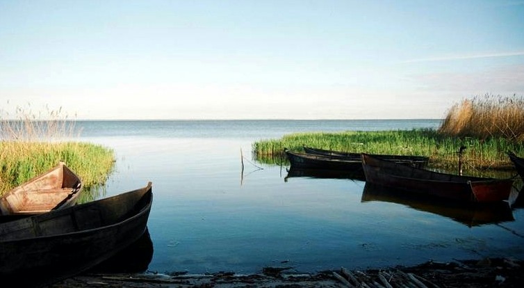 Неринга. лодки