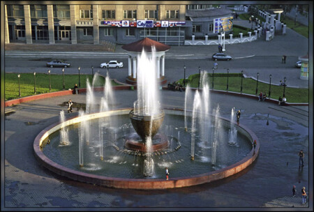 Фонтан г. Новокузнецка