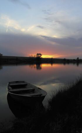 вечер на озере