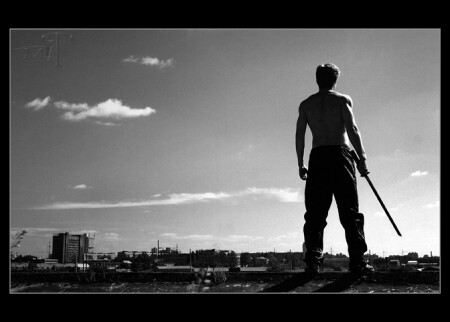 Над городом