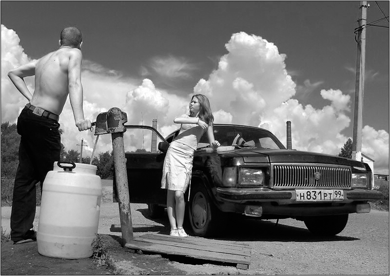 У водопоя