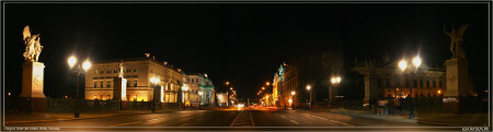 ночной Unter den Linden