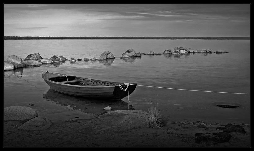 take the boat for a walk