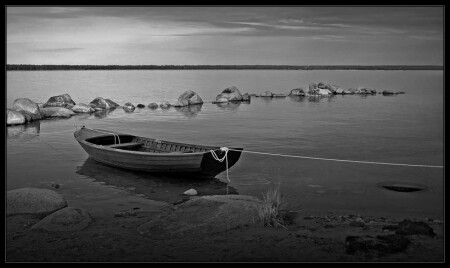 take the boat for a walk