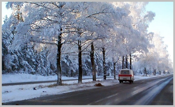 Не перебегайте улицу при скользкой дороге
