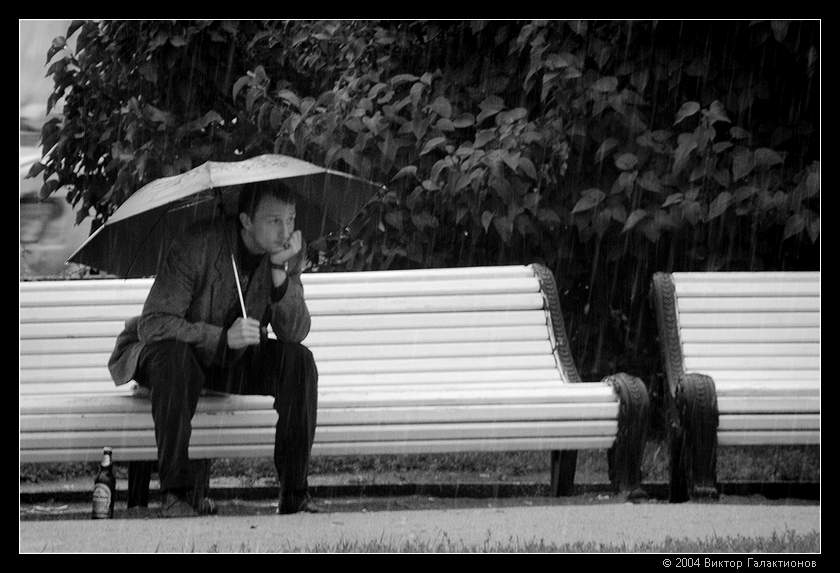 В такой дождь не придет... :(