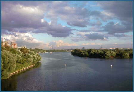 Вид на Москву.