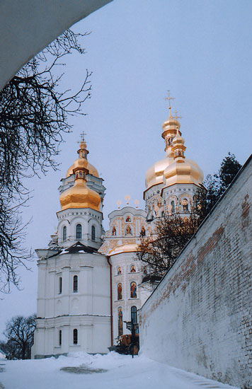 Лавра, купола Успенского собора