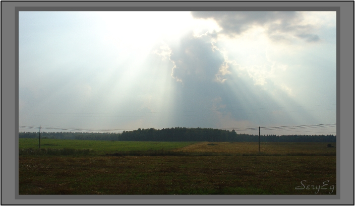 За городом