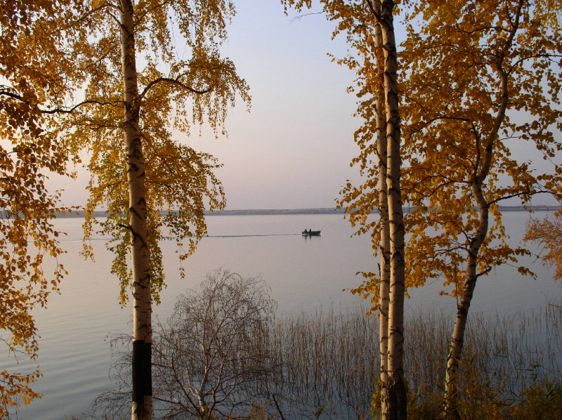 На озере