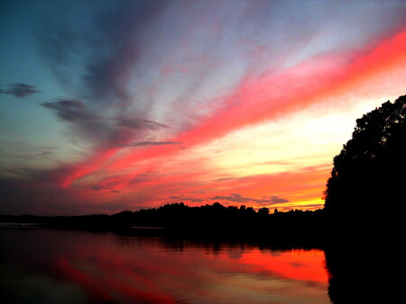 закат на селегере
