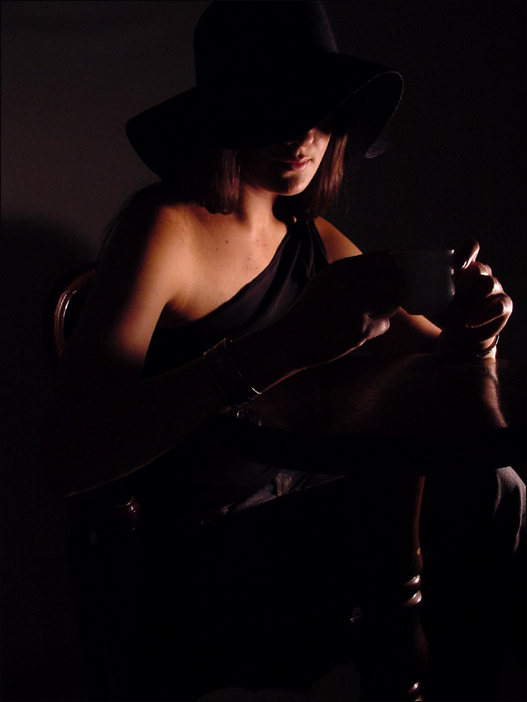 ...dark as the coffe