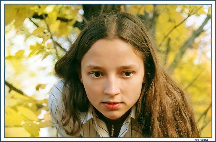 Портрет в лесу