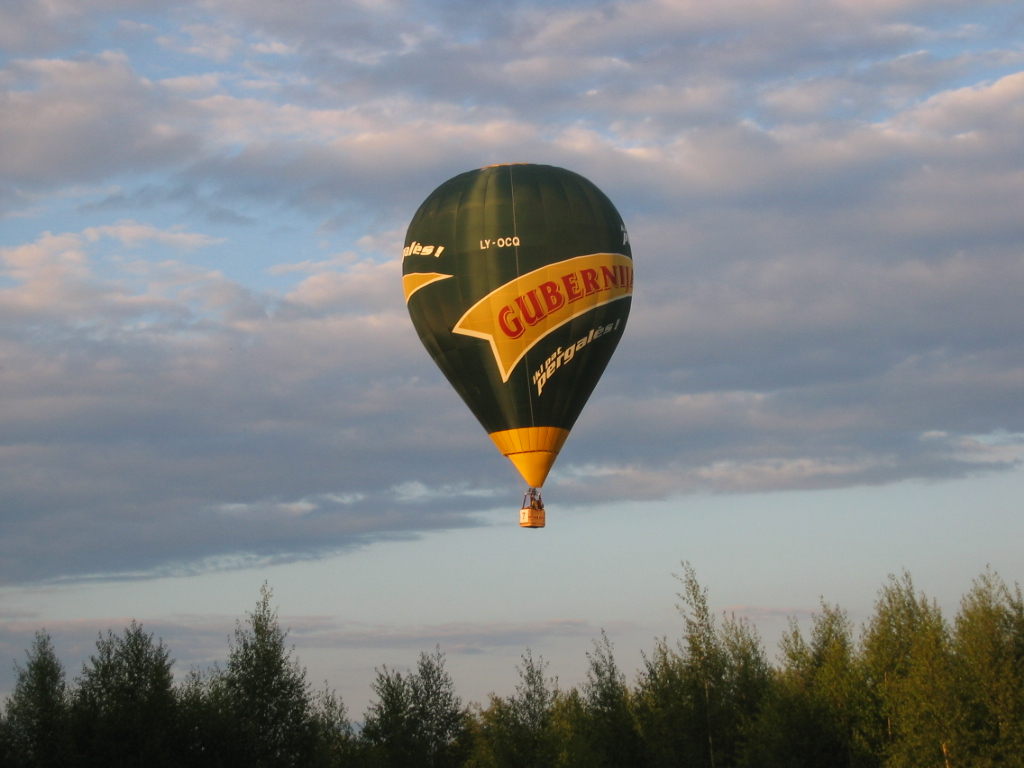 Airborne...