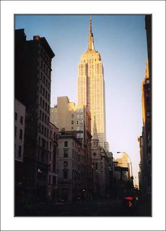 5th Avenue. Sunset.