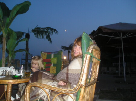 ....и ЛУНА висит над самым Ланжероном....