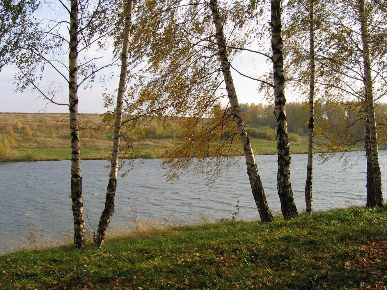 осеннее озеро