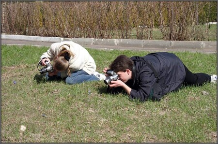 "Взвод, целься!" или "фотоОХОТА ПУЩЕ НЕВОЛИ"