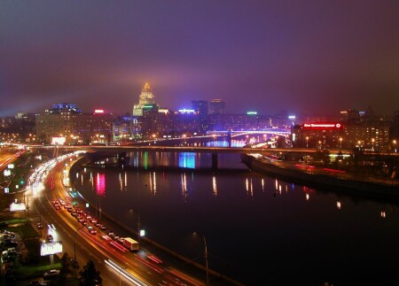 Краснопреснеская набережная. Москва.