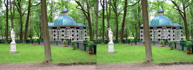 Петергоф (стереопара)