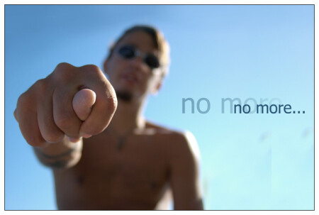 no more...