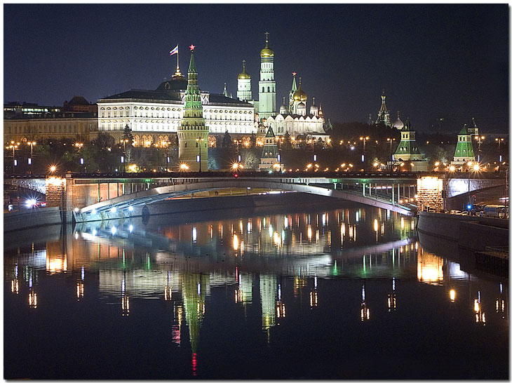 Ночная Москва.