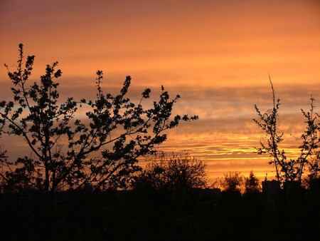 Пылающий закат