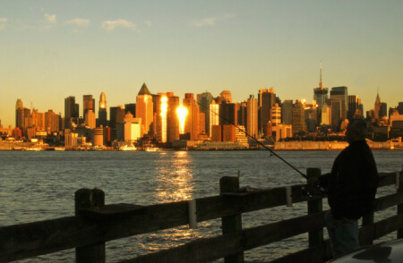 Sunset on Hudson River