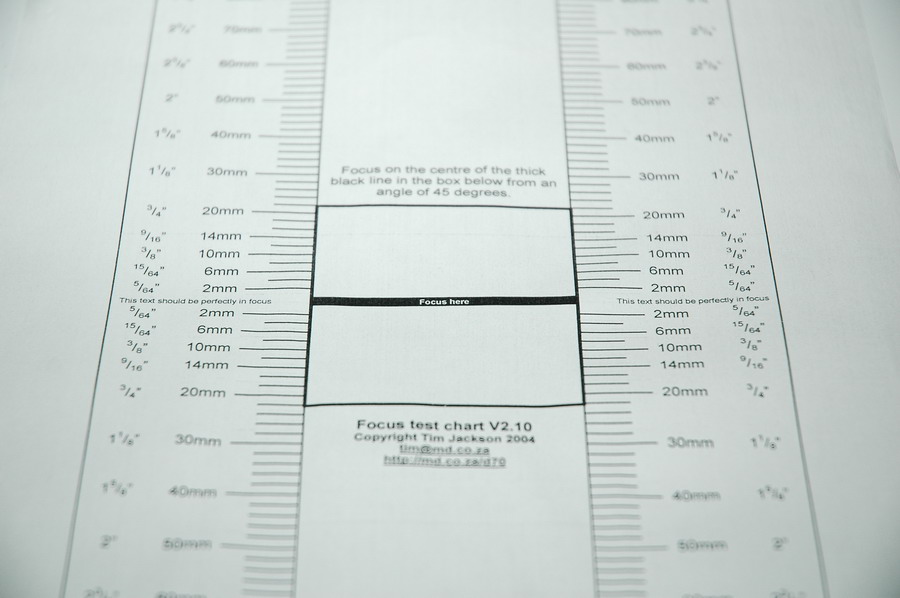 Test BACK focus