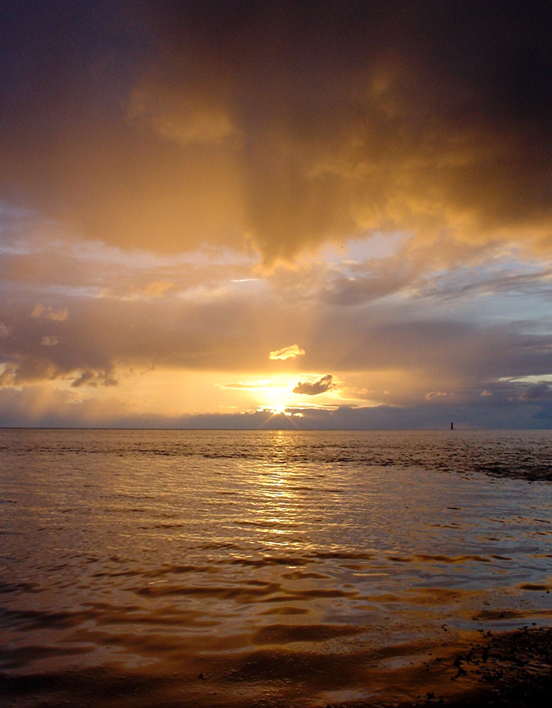 *Le coucher du soleil*