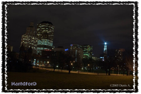 Hartford в ночи ...