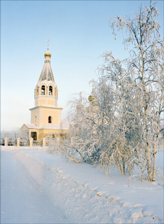 Якутия. Преображенская церковь.