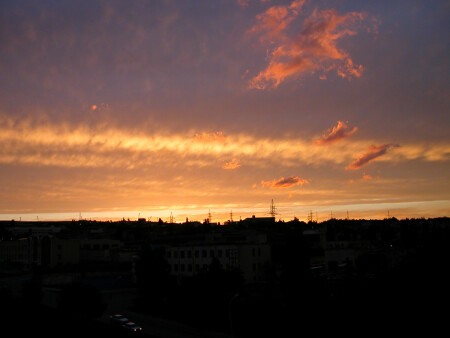 зимний закат