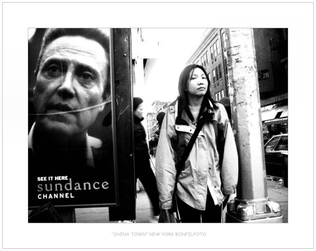 "WINTER,CHINA TOWN" NEW YORK