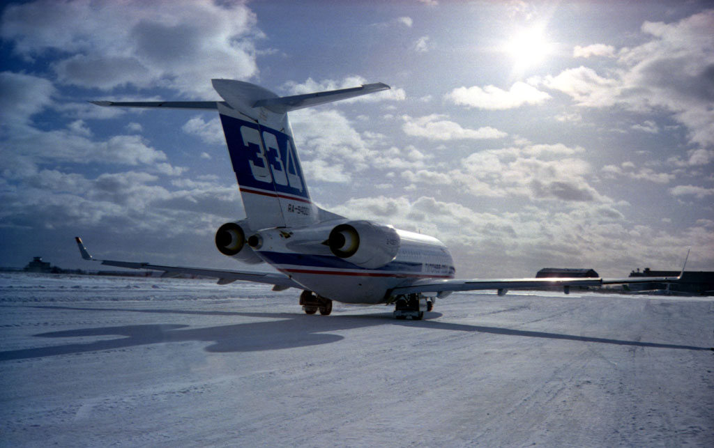 Ту-334 №01 перед первым вылетом.
