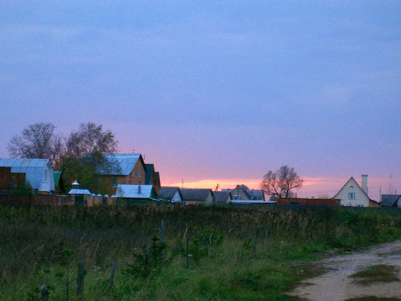 Вечерело