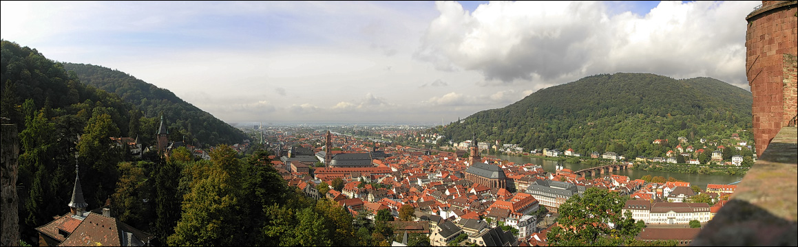 Heidelberg. Панорама.