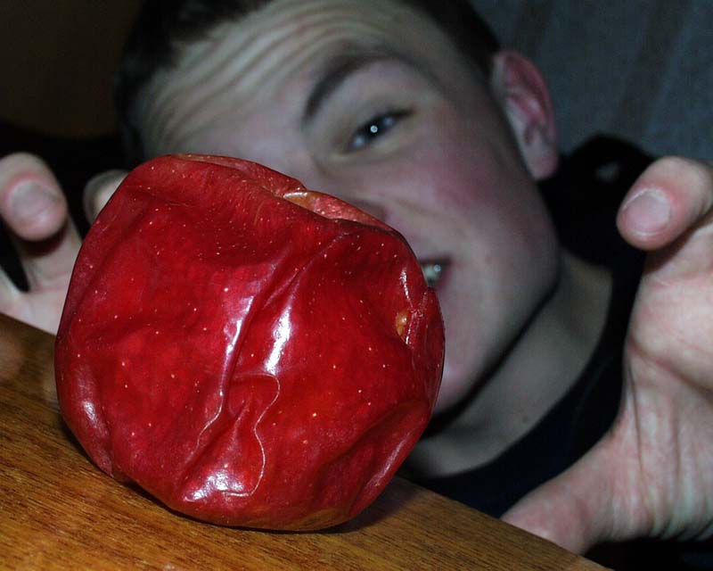 Припущиное яблоко....