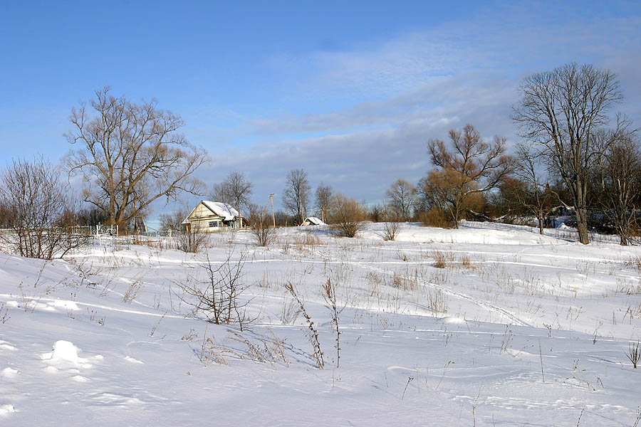 Зима в деревне