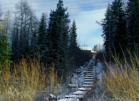 Дорога к дому (Из серии "Поселок на Угрюм-реке" http://bng.geotravel.ru/album2010/)