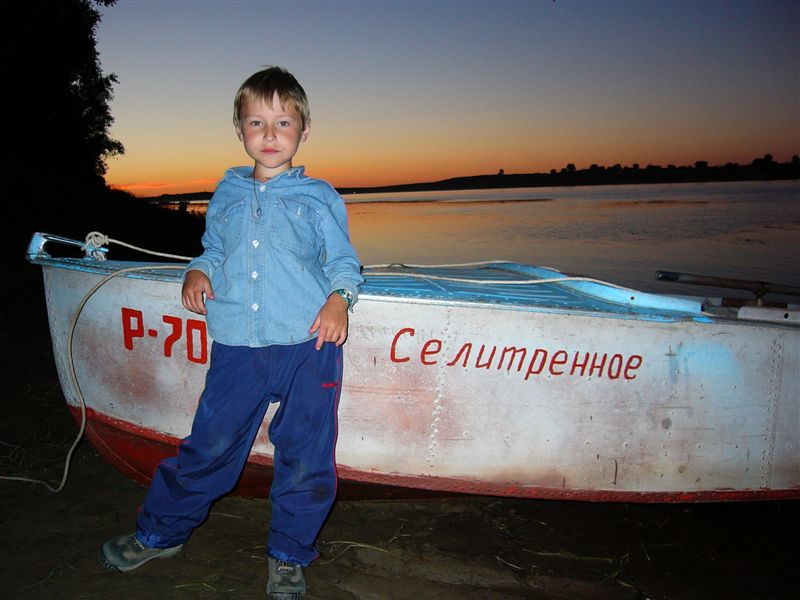 Закат на Ахтубе
