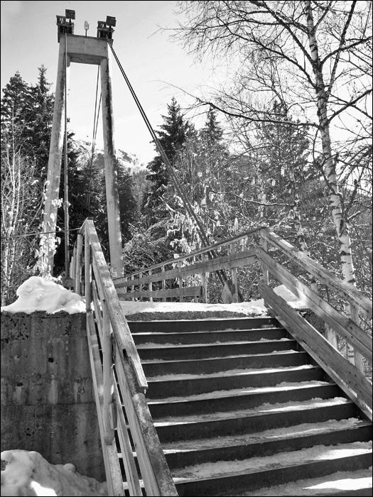 Upstairs...
