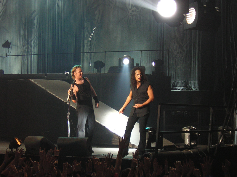 The show is through, the metal is gone...