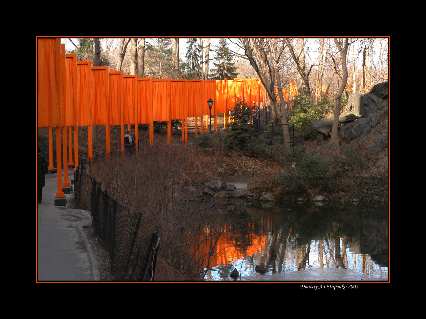 &quot; THE GATES &quot; by Cristo and Jeanne-Klaude