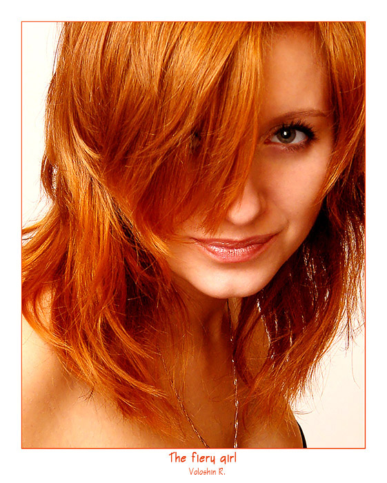 The fiery girl
