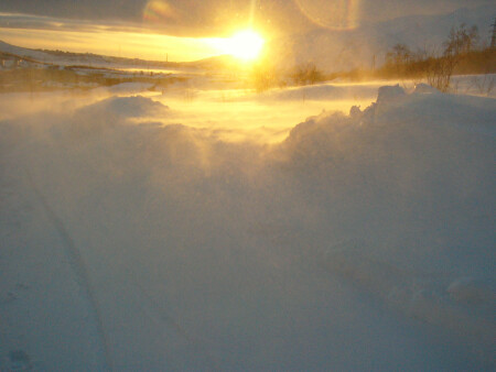 Снежное солнце
