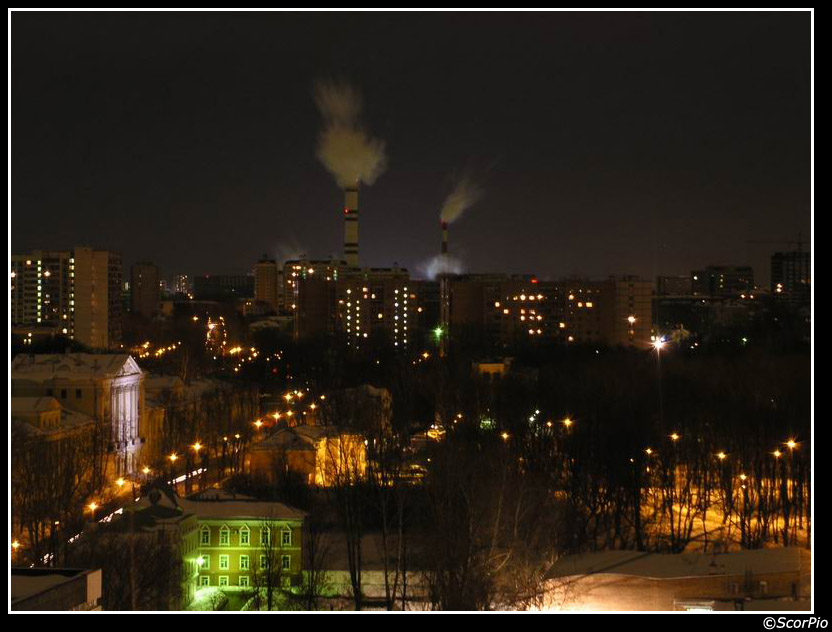 Городская ночь..