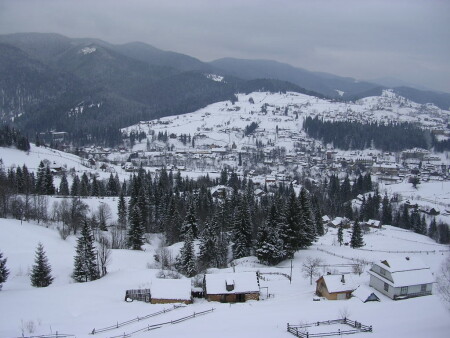 Карпаты зимой.